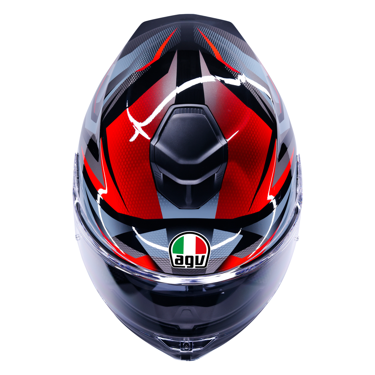 AGV K5 ECE 22.06 Munor Black / Red - FREE UK Shipping, FREE 365 Day Returns | Moto Central
