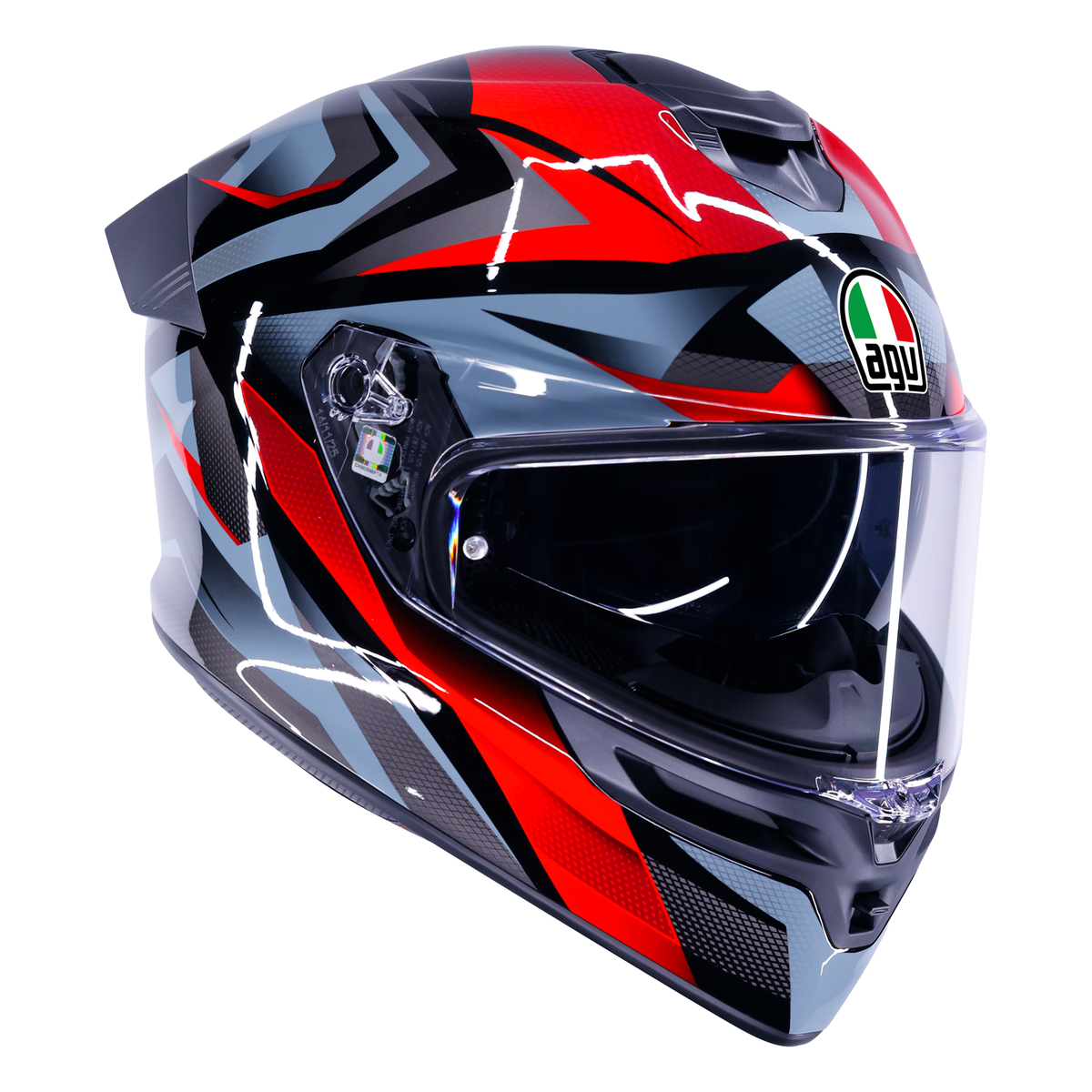 AGV K5 ECE 22.06 Munor Black / Red - FREE UK Shipping, FREE 365 Day Returns | Moto Central