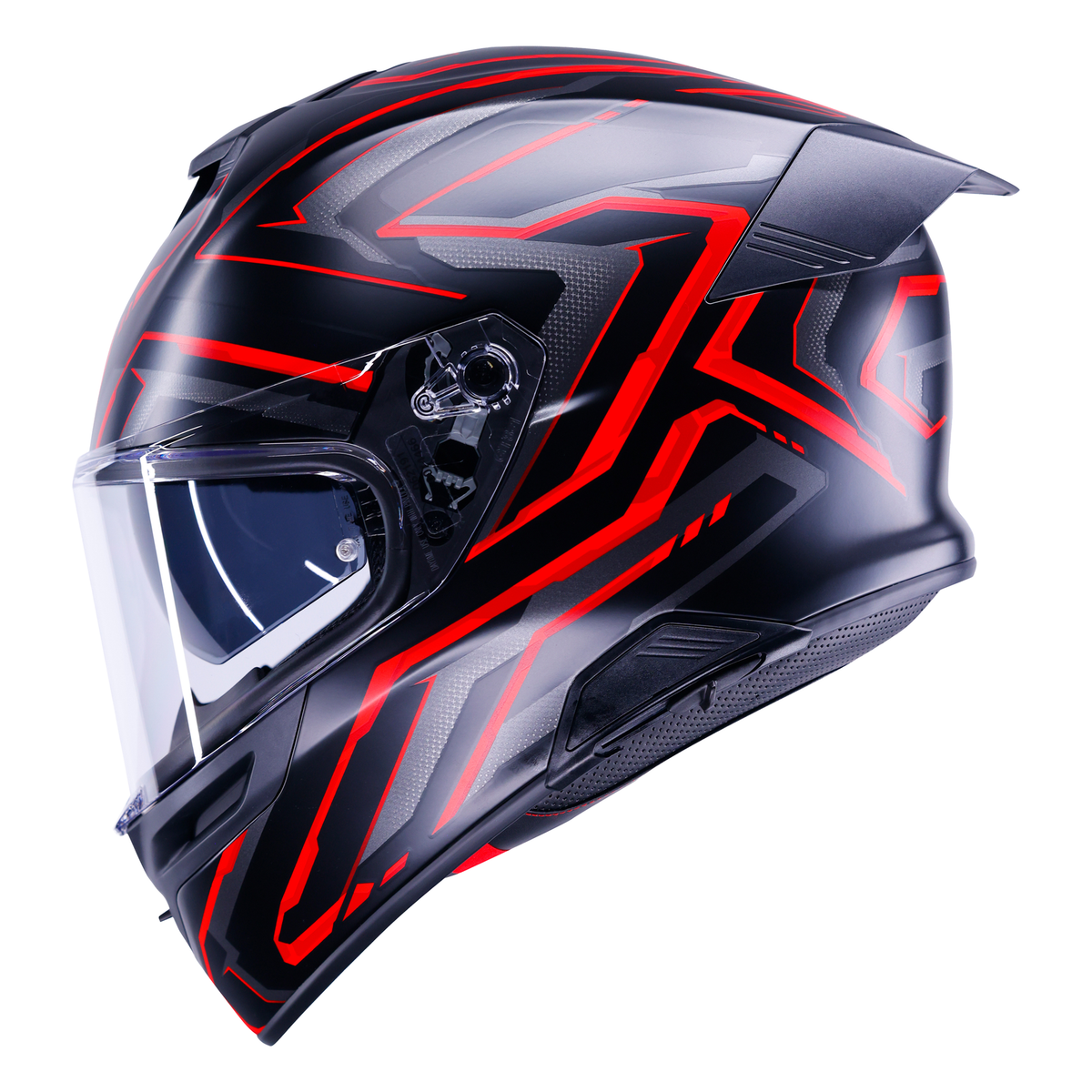 AGV K5 ECE 22.06 Astralix Black / Red - FREE UK Shipping, FREE 365 Day Returns | Moto Central