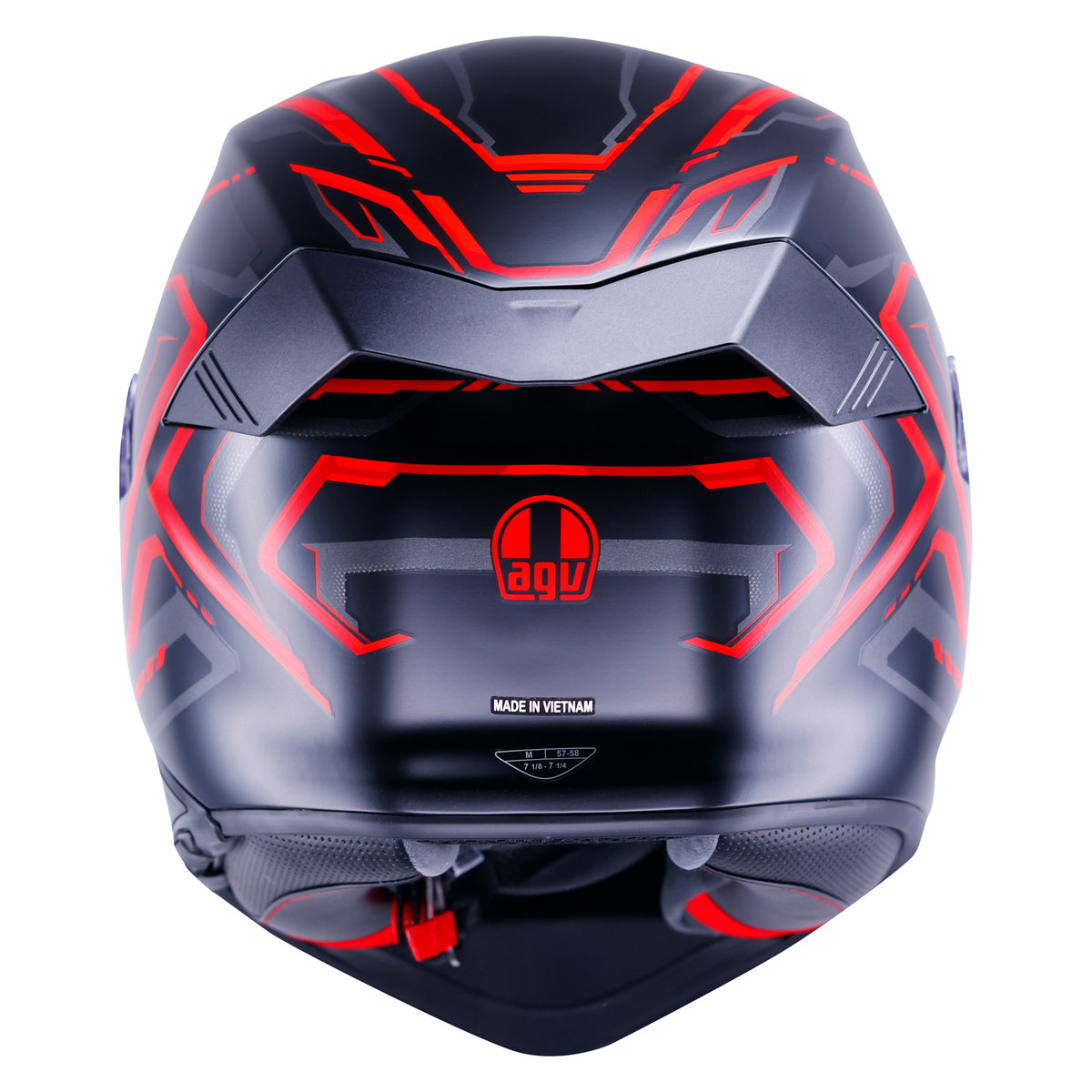 AGV K5 ECE 22.06 Astralix Black / Red - FREE UK Shipping, FREE 365 Day Returns | Moto Central