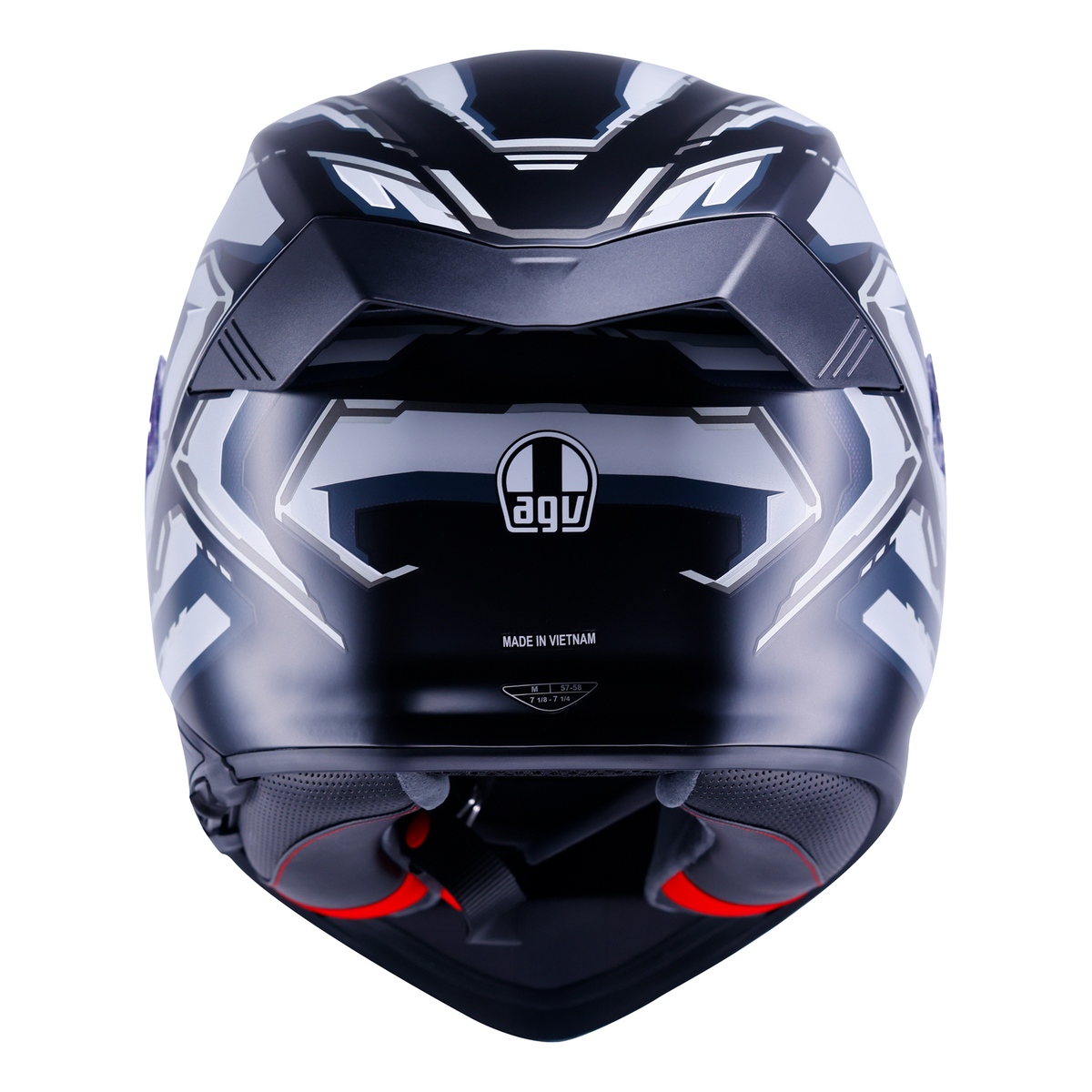 AGV K5 ECE 22.06 Astralix Black / White - FREE UK Shipping, FREE 365 Day Returns | Moto Central