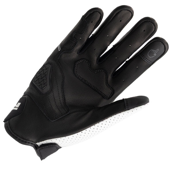 Richa Stradale AP-X Ladies Gloves Black / White - FREE UK Delivery, FREE 365 Day Returns | Moto Central