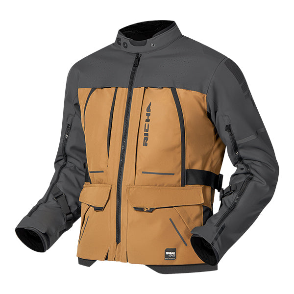Richa Infinity 3 Adventure Textile Jacket Brown / Grey