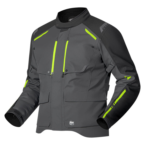 Richa Taurus Textile Jacket Black / Fluo Yellow