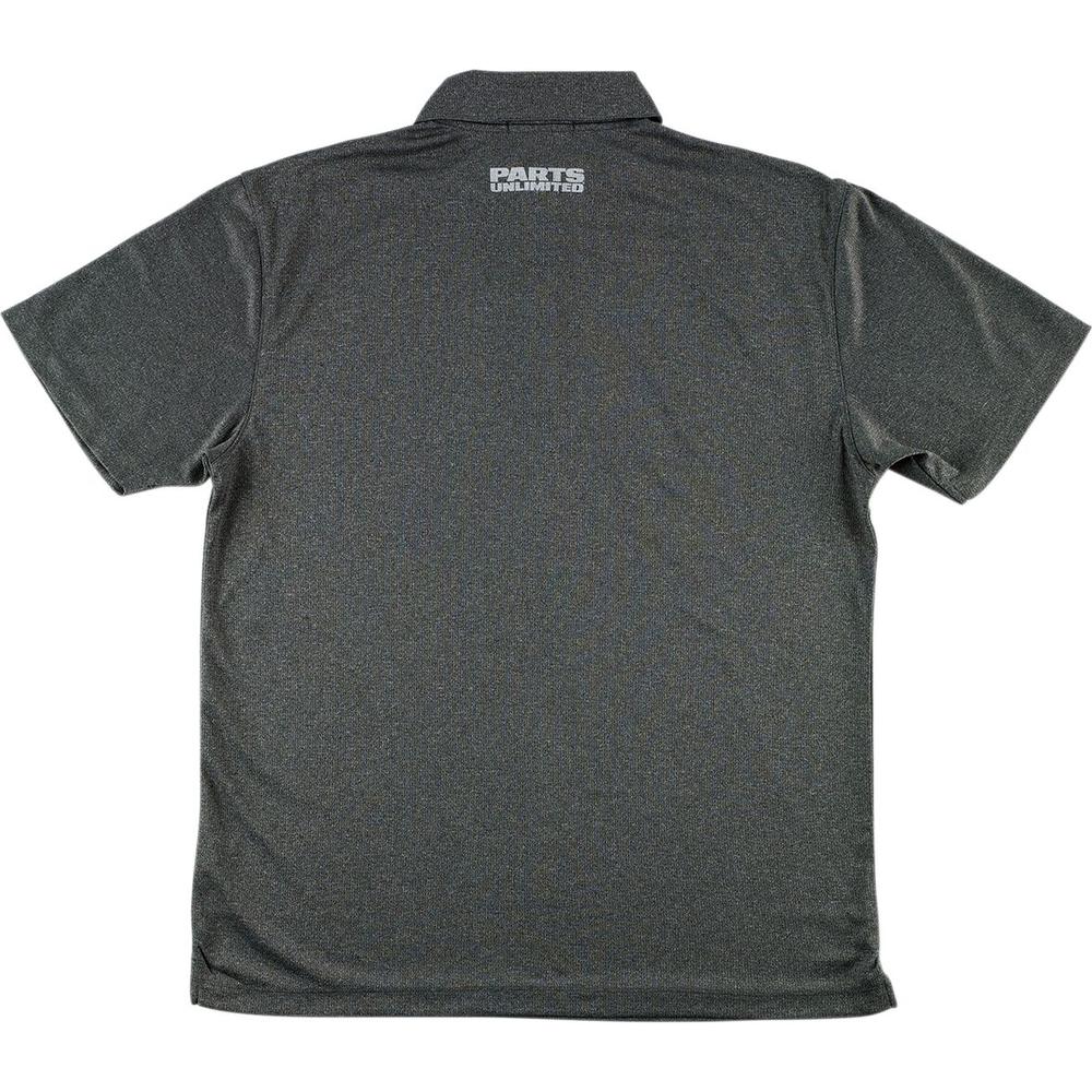 Moose Racing S19 Corporate Polo T-Shirt Heather Grey