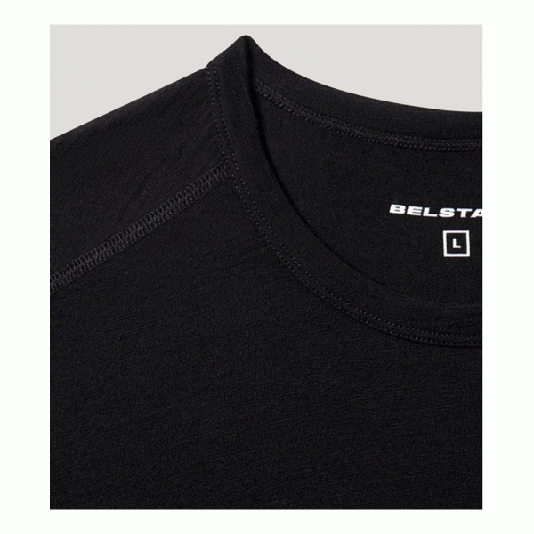 Belstaff Merino Long Sleeves Base Layer Top Black FREE UK Delivery, FREE 365 Day Returns | Moto Central