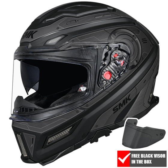 SMK Agnar Cyborg GL276 Black / Silver / Bronze - FREE UK Delivery, FREE 365 Day Returns | Moto Central