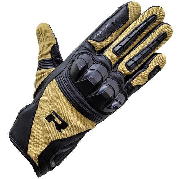 Richa Dread Gloves Black / Sand - FREE UK Delivery, FREE 365 Day Returns | Moto Central
