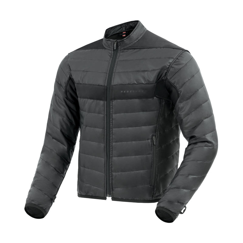 Rebelhorn Daily Therm Insulated Jacket Black FREE UK Delivery, FREE 365 Day Returns | Moto Central