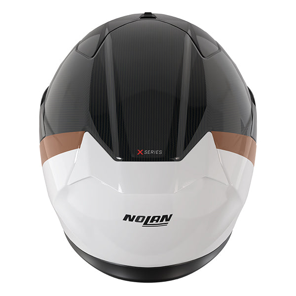Nolan X-904 Ultra Carbon Verniciatura Speciale Carbon / White / Ocra