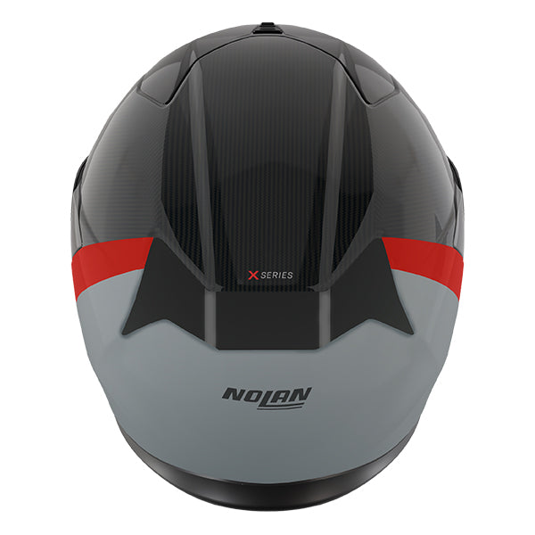 Nolan X-904 Ultra Carbon Verniciatura Speciale Carbon / Grey / Red