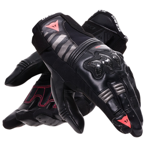 Dainese Reacto Carbon Ladies Short Gloves Black / Fluo Pink