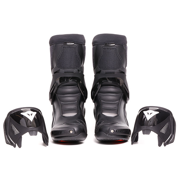 Dainese Nexus 3 In Out DWP boots in Black, boots with removable shin guards