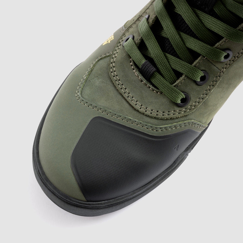Rebelhorn Spike Boots Olive FREE UK Delivery, FREE 365 Day Returns | Moto Central