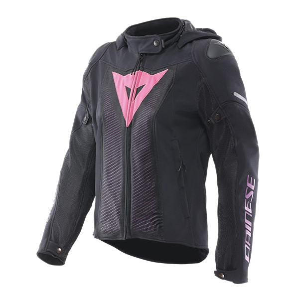 Dainese Super Sprint Air Ladies Textile Jacket Black / Pink / Violet