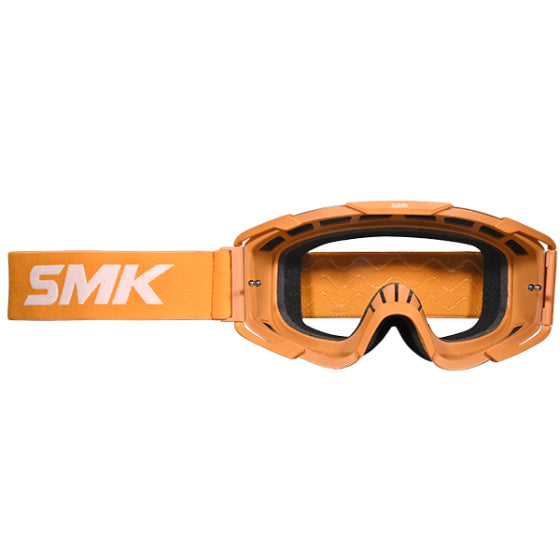 SMK Terrain Goggles Orange / Clear Lens