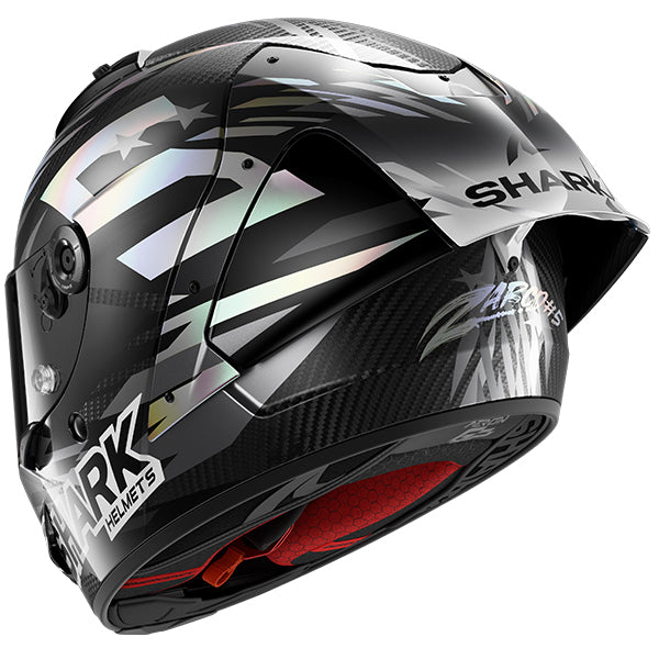 Shark Aeron-GP FIM 2 Zarco Win 26 Carbon / Pearl / Anthracite FREE UK Delivery, FREE 365 Day Returns | Moto Central