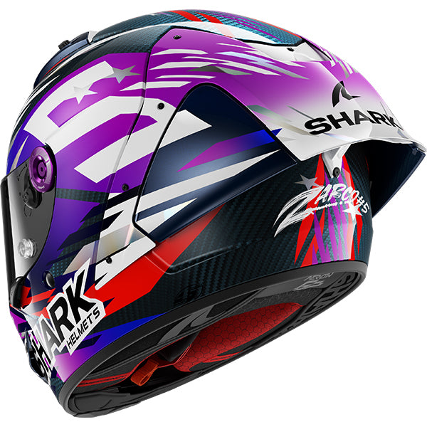 Shark Aeron-GP FIM 2 Zarco Sign Black / Violet / White FREE UK Delivery, FREE 365 Day Returns | Moto Central