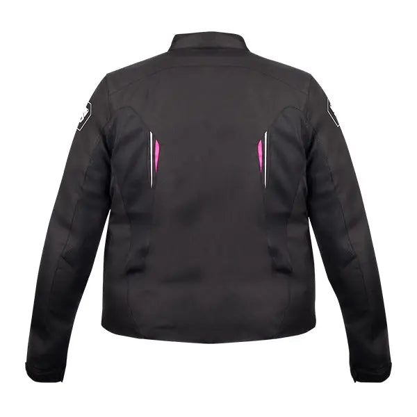 Bering Brazilia Queen Size Ladies Textile Jacket Black / Fucsia FREE UK Delivery, FREE 365 Day Returns | Moto Central