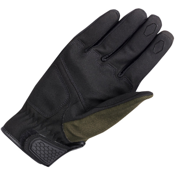 Segura Erwan Textile Gloves Kaki palm view