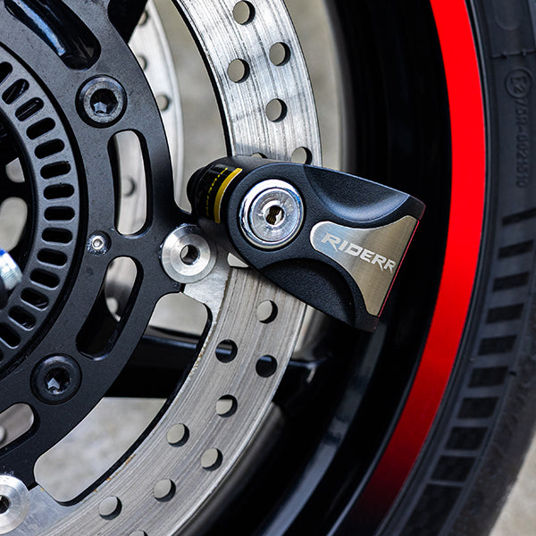 Riderr Riot Lock Silver FREE UK Delivery, FREE 365 Day Returns | Moto Central