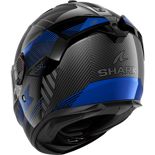 Shark Spartan GT PRO Carbon Axium Carbon / Blue / Anthracite FREE UK Delivery, FREE 365 Day Returns | Moto Central