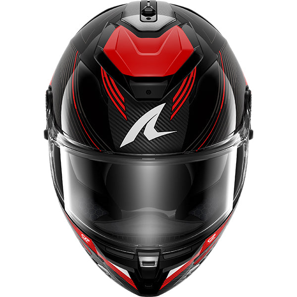 Shark Spartan GT PRO Carbon Axium Carbon / Red / Anthracite FREE UK Delivery, FREE 365 Day Returns | Moto Central