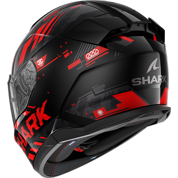 Shark D-Skwal 3 Skilful Black / Red FREE UK Delivery, FREE 365 Day Returns | Moto Central