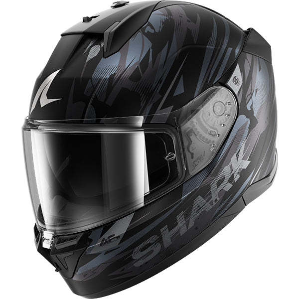 Shark D-Skwal 3 Inkrider Matt Black / Anthracite FREE UK Delivery, FREE 365 Day Returns | Moto Central