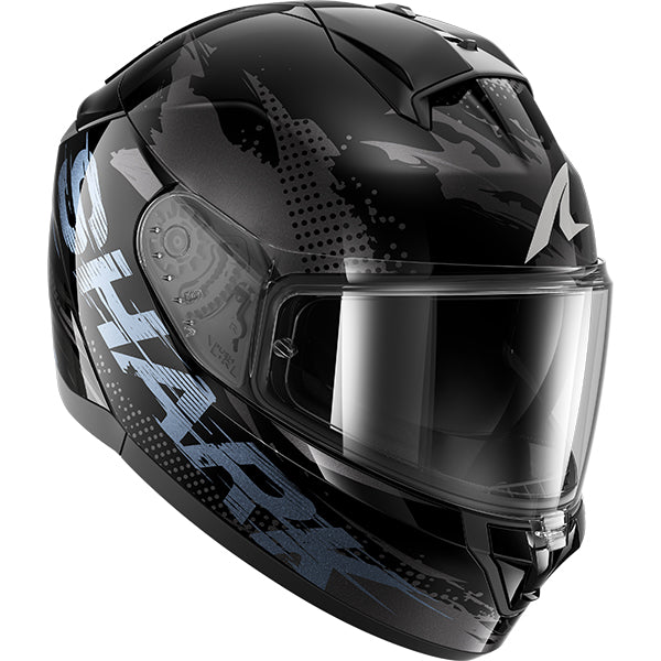 Shark Ridill 2 Whizz Black / Anthracite FREE UK Delivery, FREE 365 Day Returns | Moto Central
