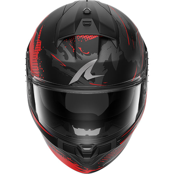 Shark Ridill 2 Whizz Matt Black / Red / Anthracite FREE UK Delivery, FREE 365 Day Returns | Moto Central