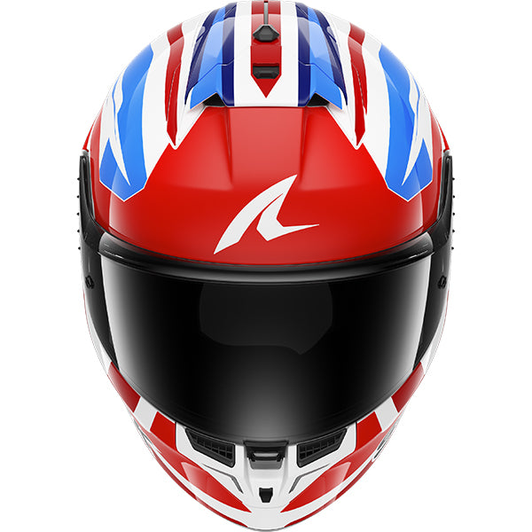 Shark Skwal Cup O'Shea Red / White / Blue FREE UK Delivery, FREE 365 Day Returns | Moto Central