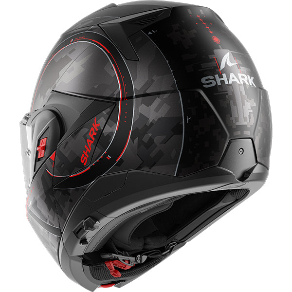 Shark OXO Gang Matt Black / Red / Anthracite FREE UK Delivery, FREE 365 Day Returns | Moto Central
