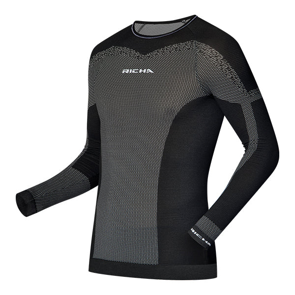 Richa Summer 2.0 Base Layer Undershirt Black / Blue FREE UK Delivery, FREE 365 Day Returns | Moto Central
