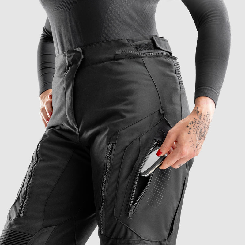 Rebelhorn Hiker 4 Ladies Textile Trouser Black FREE UK Delivery, FREE 365 Day Returns | Moto Central
