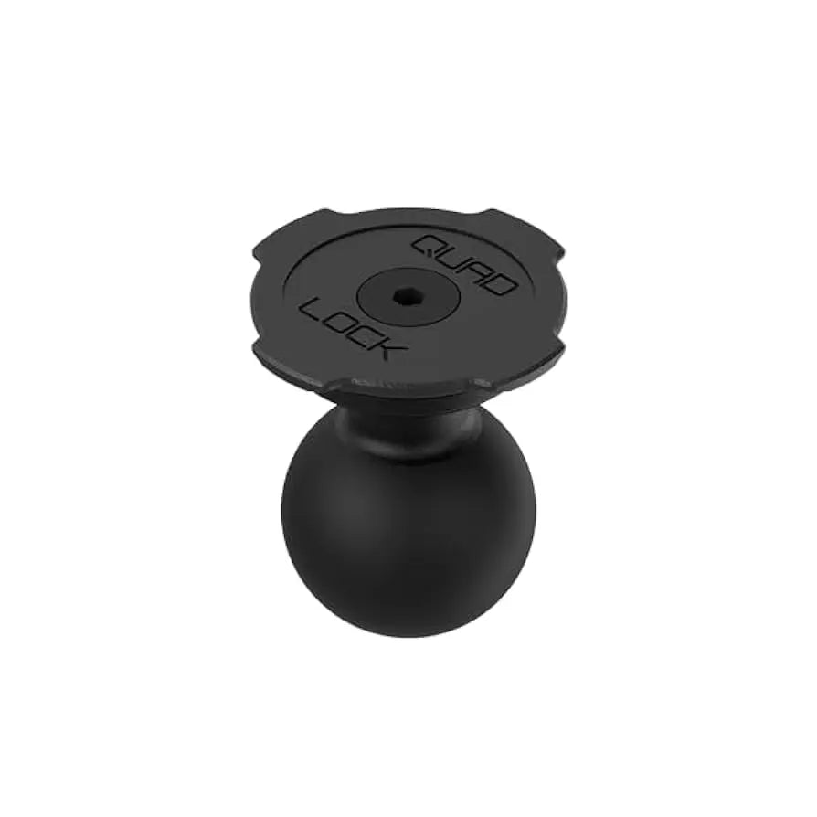 Quad Lock Ball Top Cap Adaptor - 1 Inch - FREE UK Shipping, FREE 365 Day Returns | Moto Central