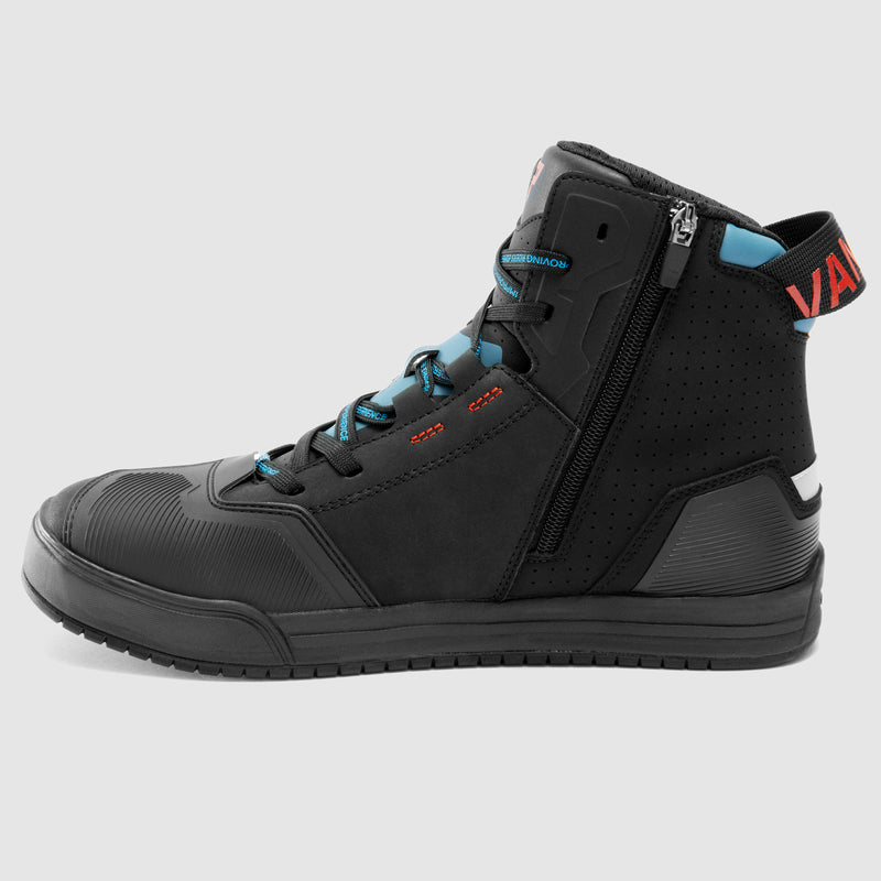 Rebelhorn Vandal 2 Boots Black / Blue / Red FREE UK Delivery, FREE 365 Day Returns | Moto Central