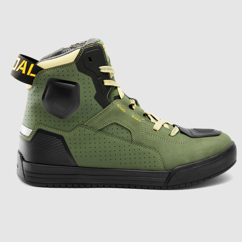 Rebelhorn Vandal 2 Boots Olive Green FREE UK Delivery, FREE 365 Day Returns | Moto Central