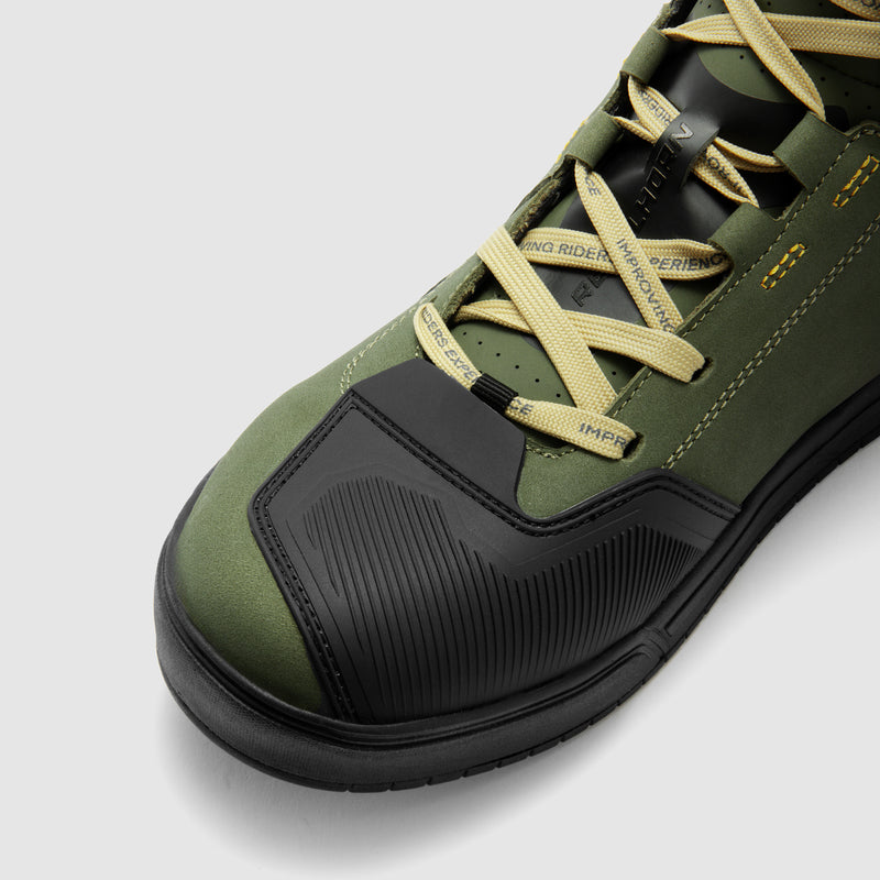 Rebelhorn Vandal 2 Boots Olive Green FREE UK Delivery, FREE 365 Day Returns | Moto Central
