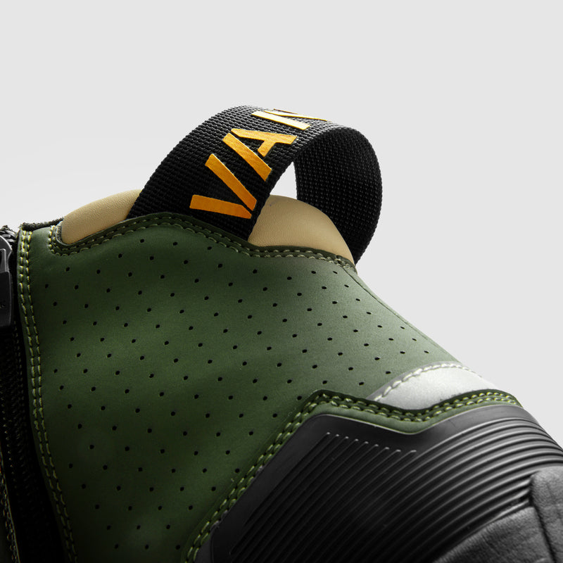 Rebelhorn Vandal 2 Boots Olive Green FREE UK Delivery, FREE 365 Day Returns | Moto Central