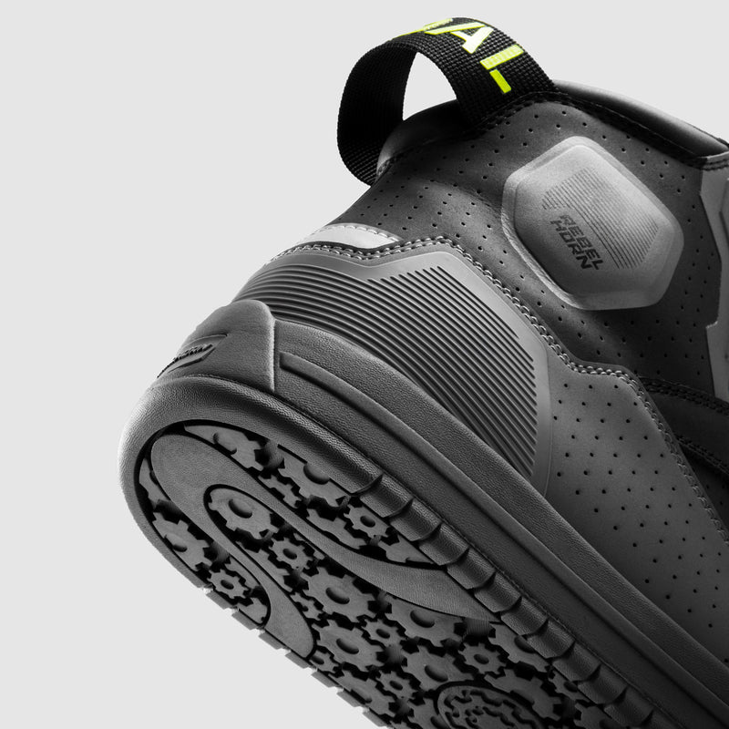Rebelhorn Vandal 2 Boots Grey / Fluo Yellow FREE UK Delivery, FREE 365 Day Returns | Moto Central