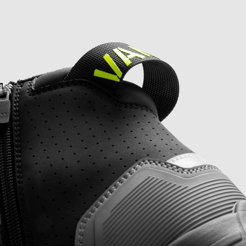 Rebelhorn Vandal 2 Boots Grey / Fluo Yellow FREE UK Delivery, FREE 365 Day Returns | Moto Central