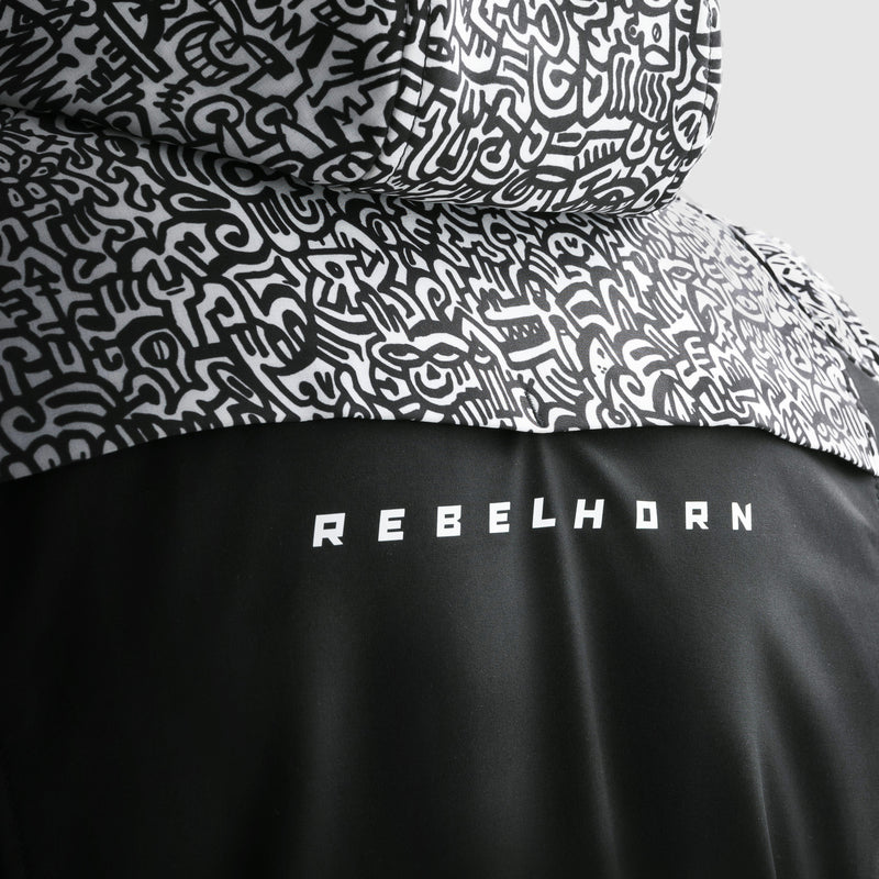 Rebelhorn Slash Noriaki Textile Jacket Black / White FREE UK Delivery, FREE 365 Day Returns | Moto Central