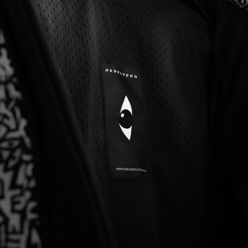 Rebelhorn Slash Noriaki Textile Jacket Black / White FREE UK Delivery, FREE 365 Day Returns | Moto Central