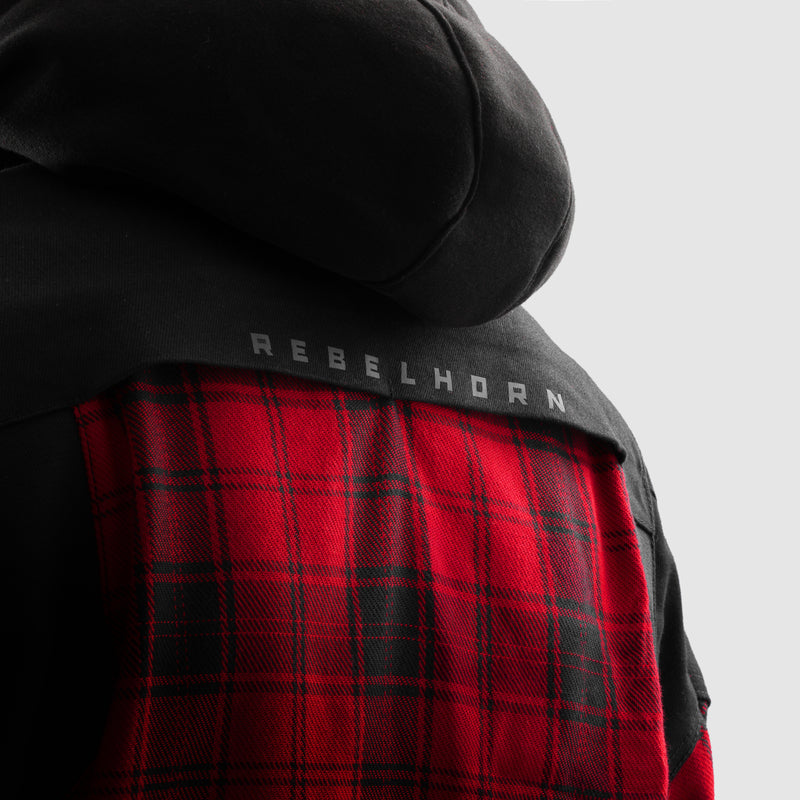 Rebelhorn Shifter Shirt Black / Red FREE UK Delivery, FREE 365 Day Returns | Moto Central