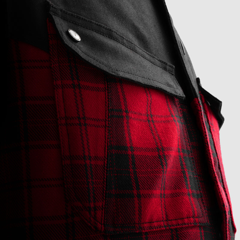 Rebelhorn Shifter Shirt Black / Red FREE UK Delivery, FREE 365 Day Returns | Moto Central