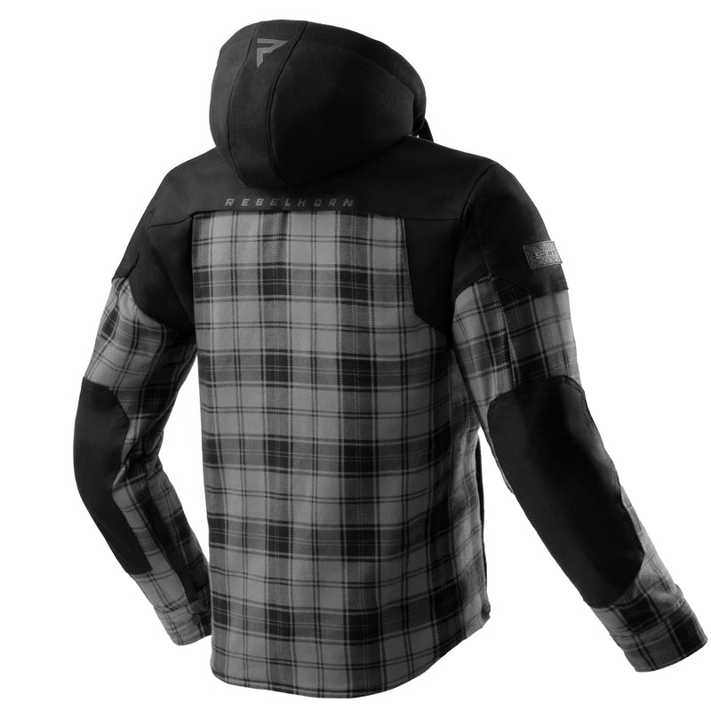 Rebelhorn Shifter Shirt Black / Grey FREE UK Delivery, FREE 365 Day Returns | Moto Central