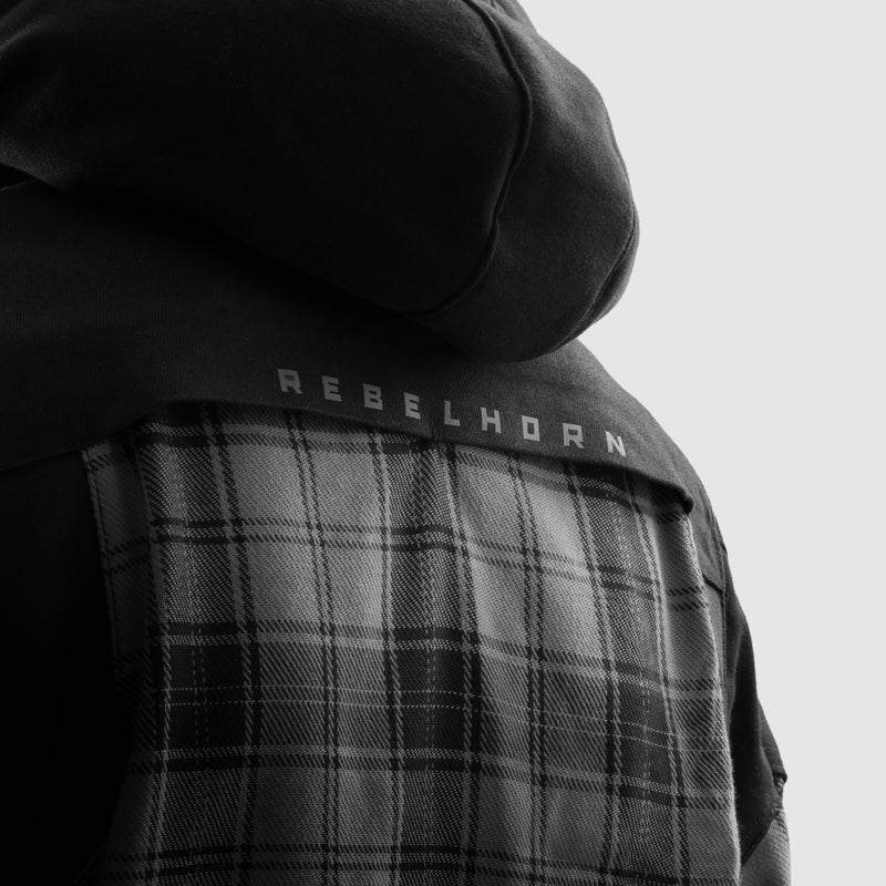 Rebelhorn Shifter Shirt Black / Grey FREE UK Delivery, FREE 365 Day Returns | Moto Central