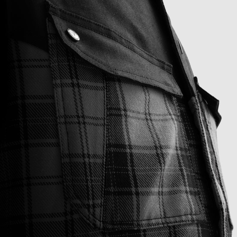 Rebelhorn Shifter Shirt Black / Grey FREE UK Delivery, FREE 365 Day Returns | Moto Central