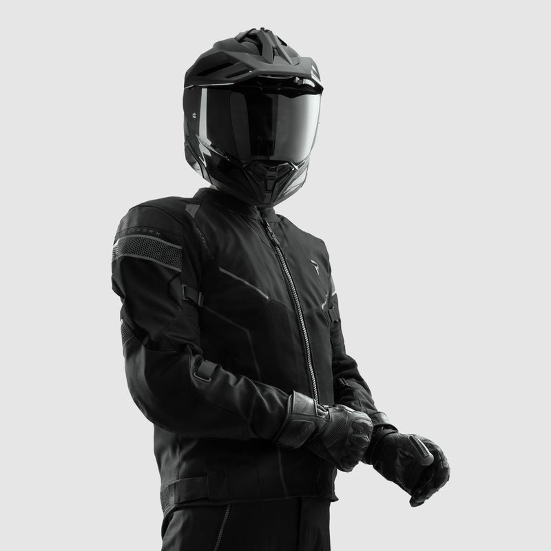 Rebelhorn Hiflow 5 Textile Jacket Black FREE UK Delivery, FREE 365 Day Returns | Moto Central